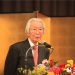 日本中国文化交流协会会长、著名作家黑井千次先生向联盟致贺词